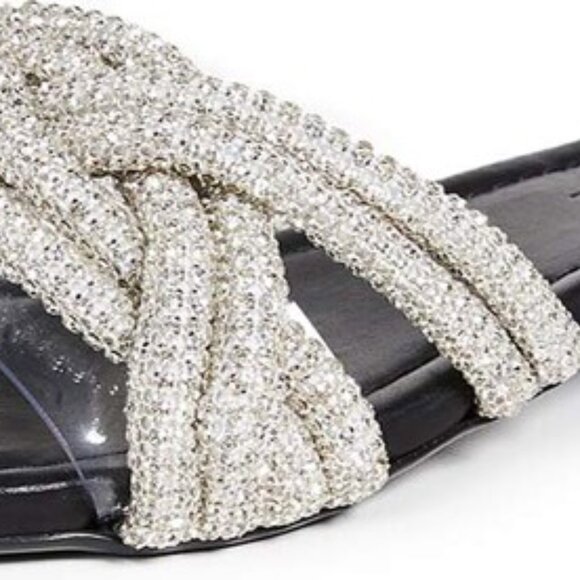 $160 Schutz Lindy Braided Slide Sandal - Picture 6 of 8